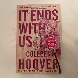It Ends With Us by Colleen Hoover. Softcover book
